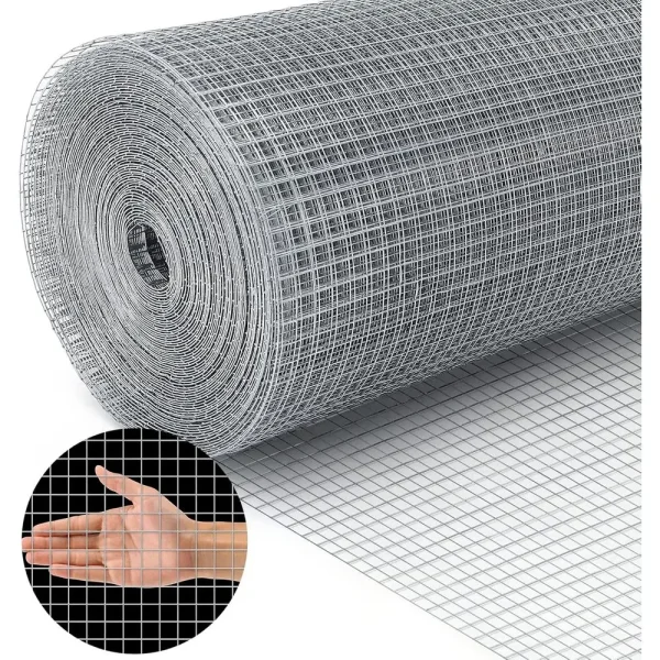 19 Gauge Galvanized Welded Wire, Poultry Netting for Gardening